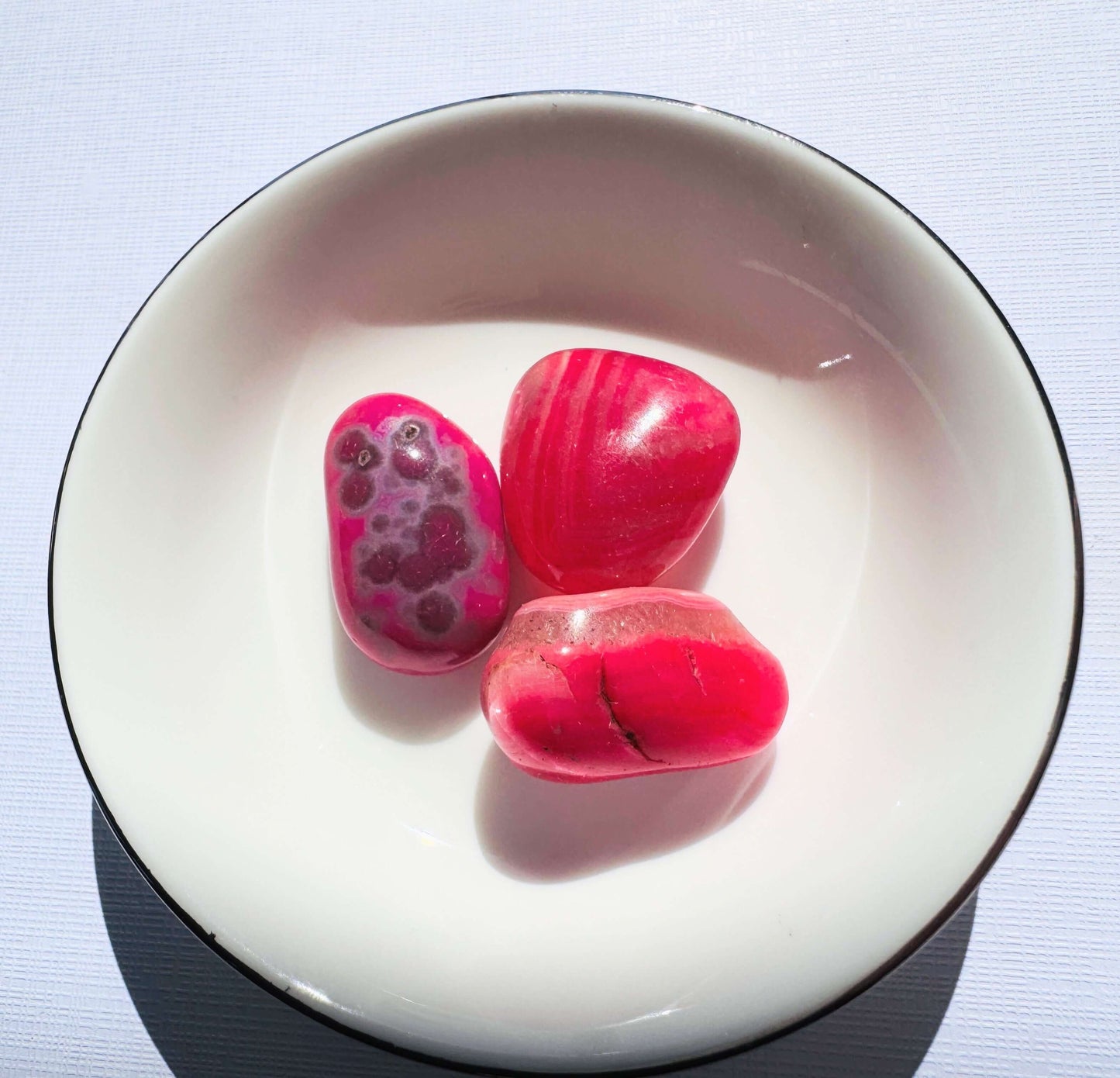 Coloured Agate Tumbled Stones.