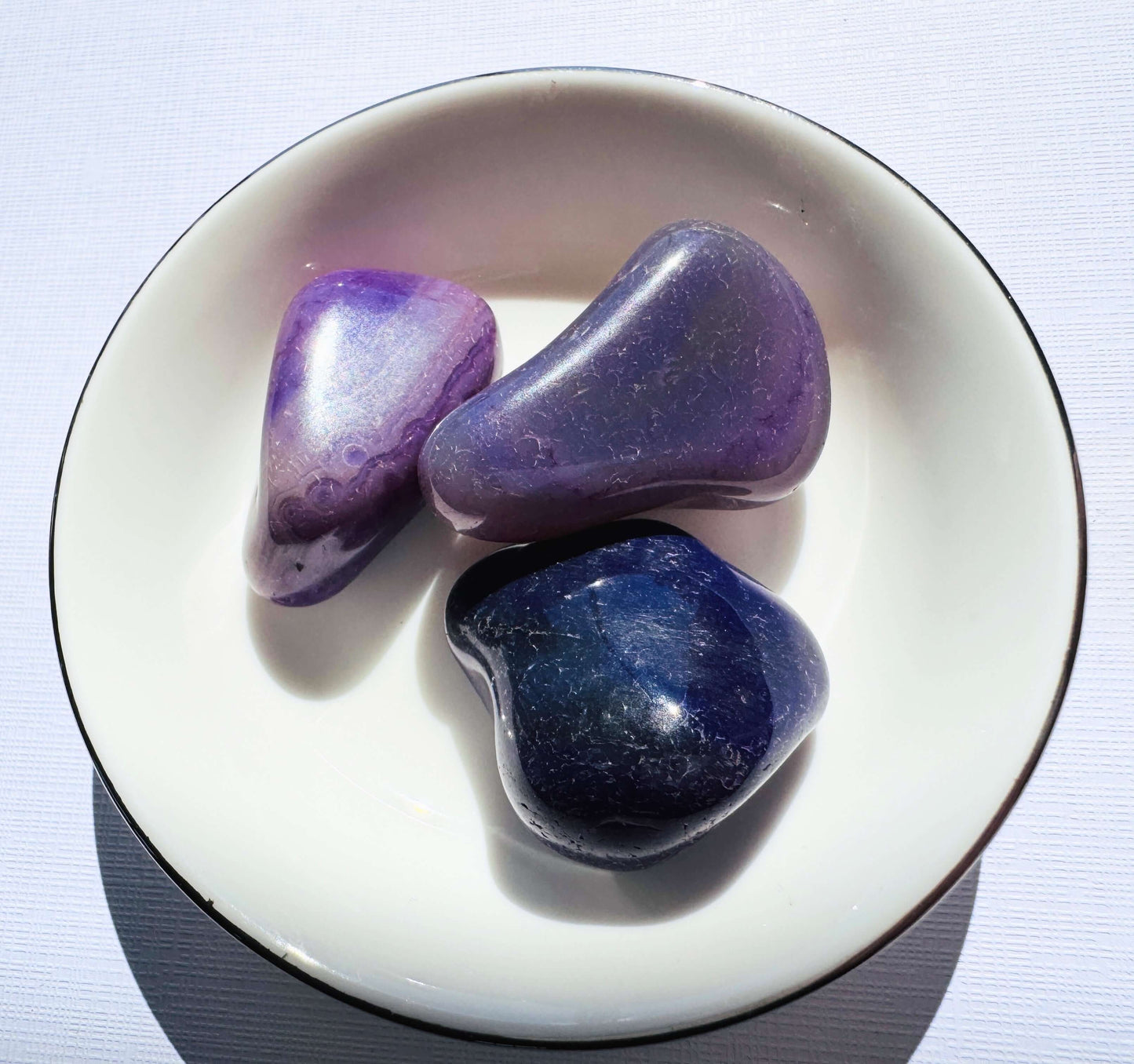 Coloured Agate Tumbled Stones.