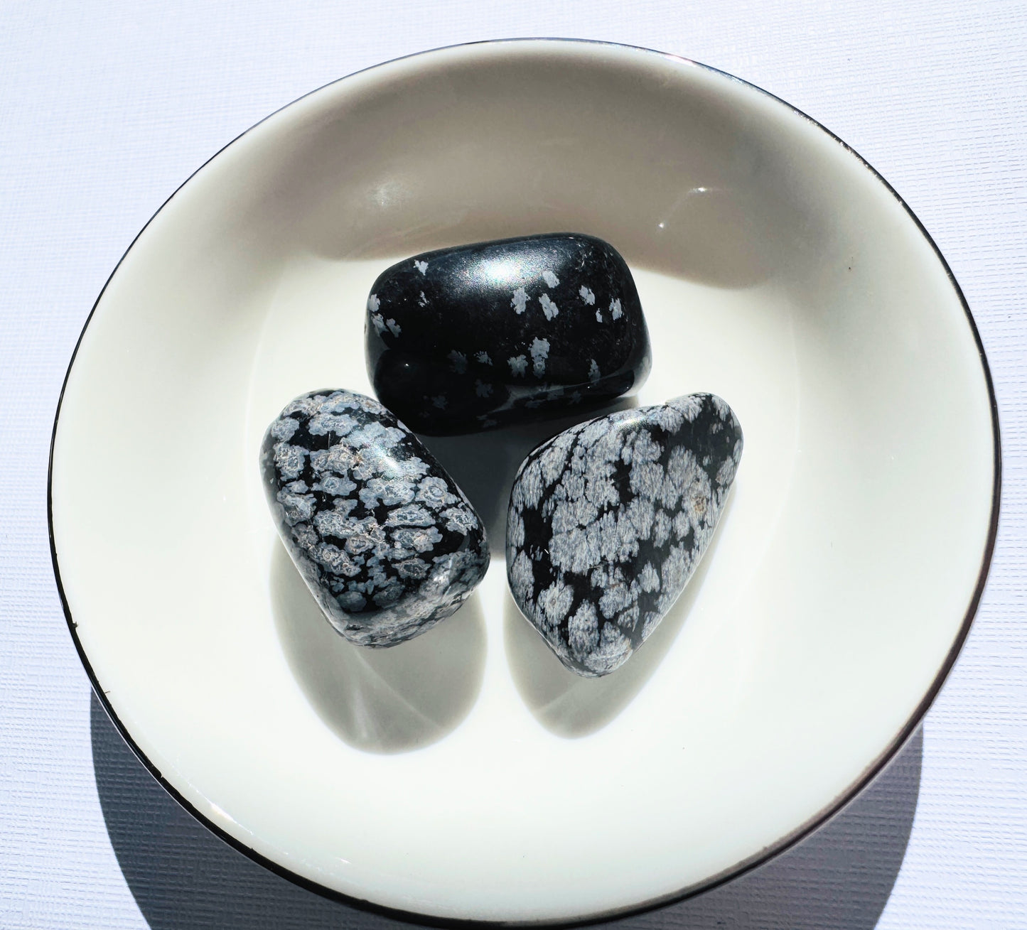 Snowflake Obsidian Tumbles