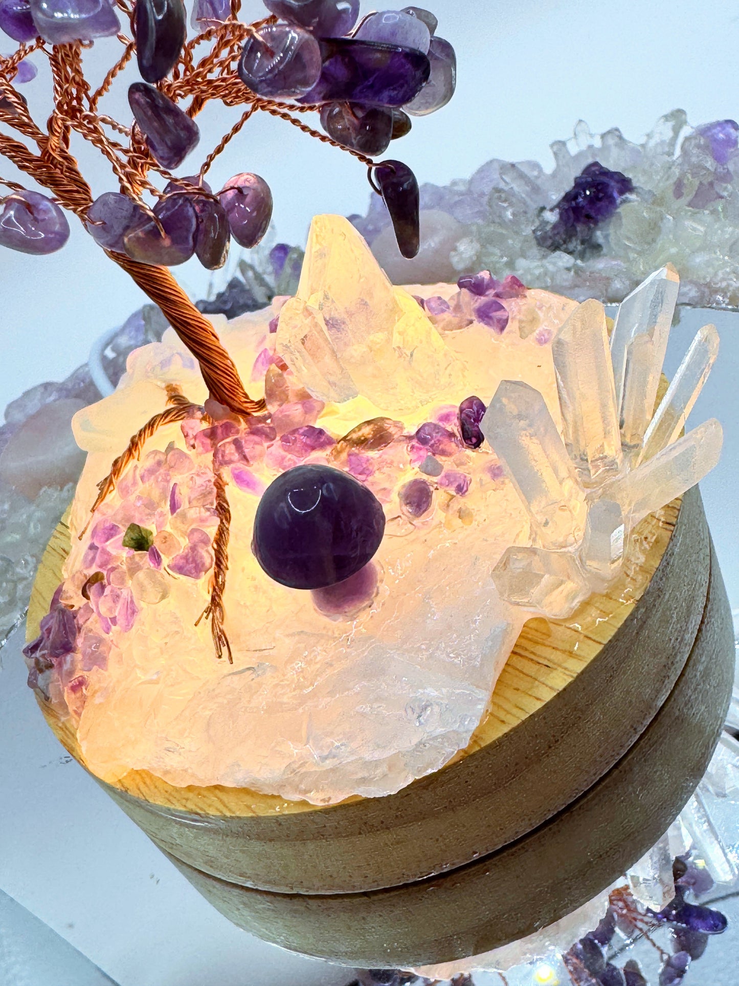 Crystal Tree Lamp #1