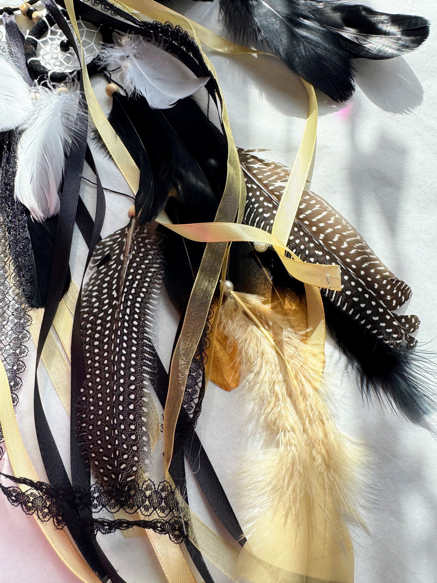 Black Double Ring Dream Catcher