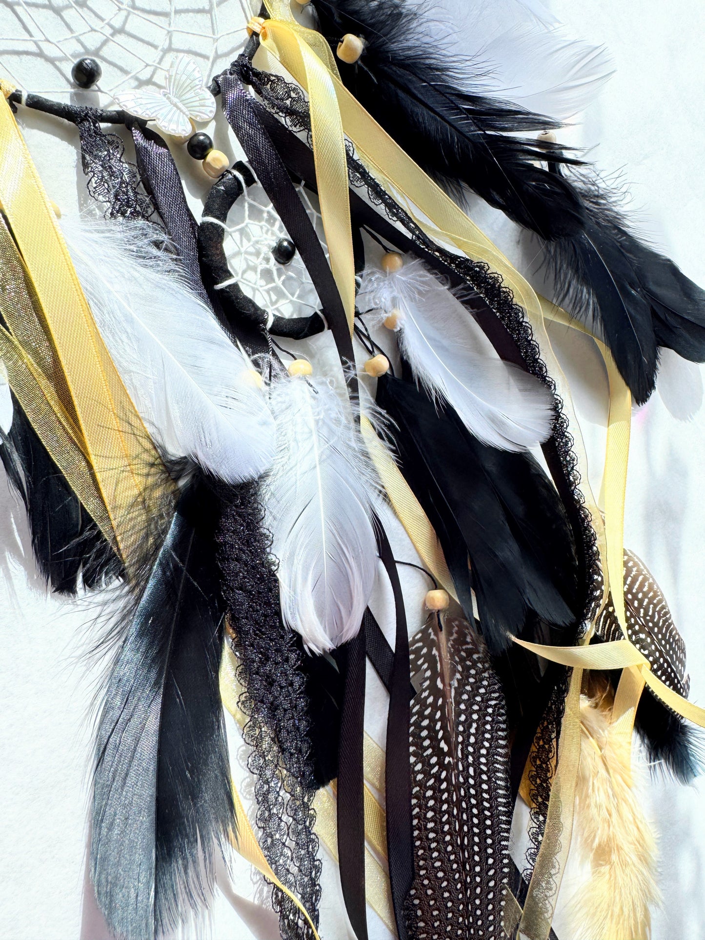 Black Double Ring Dream Catcher