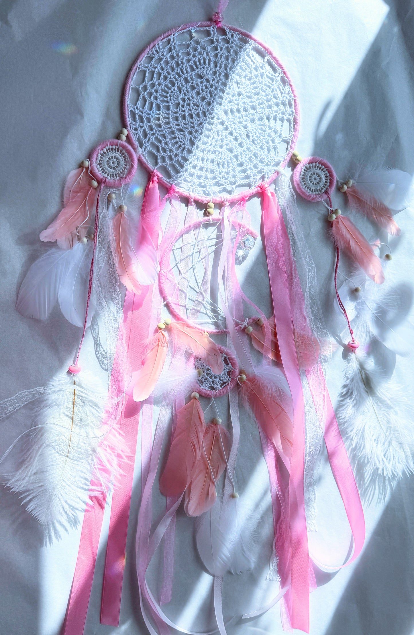 Pink Large Dream Catcher