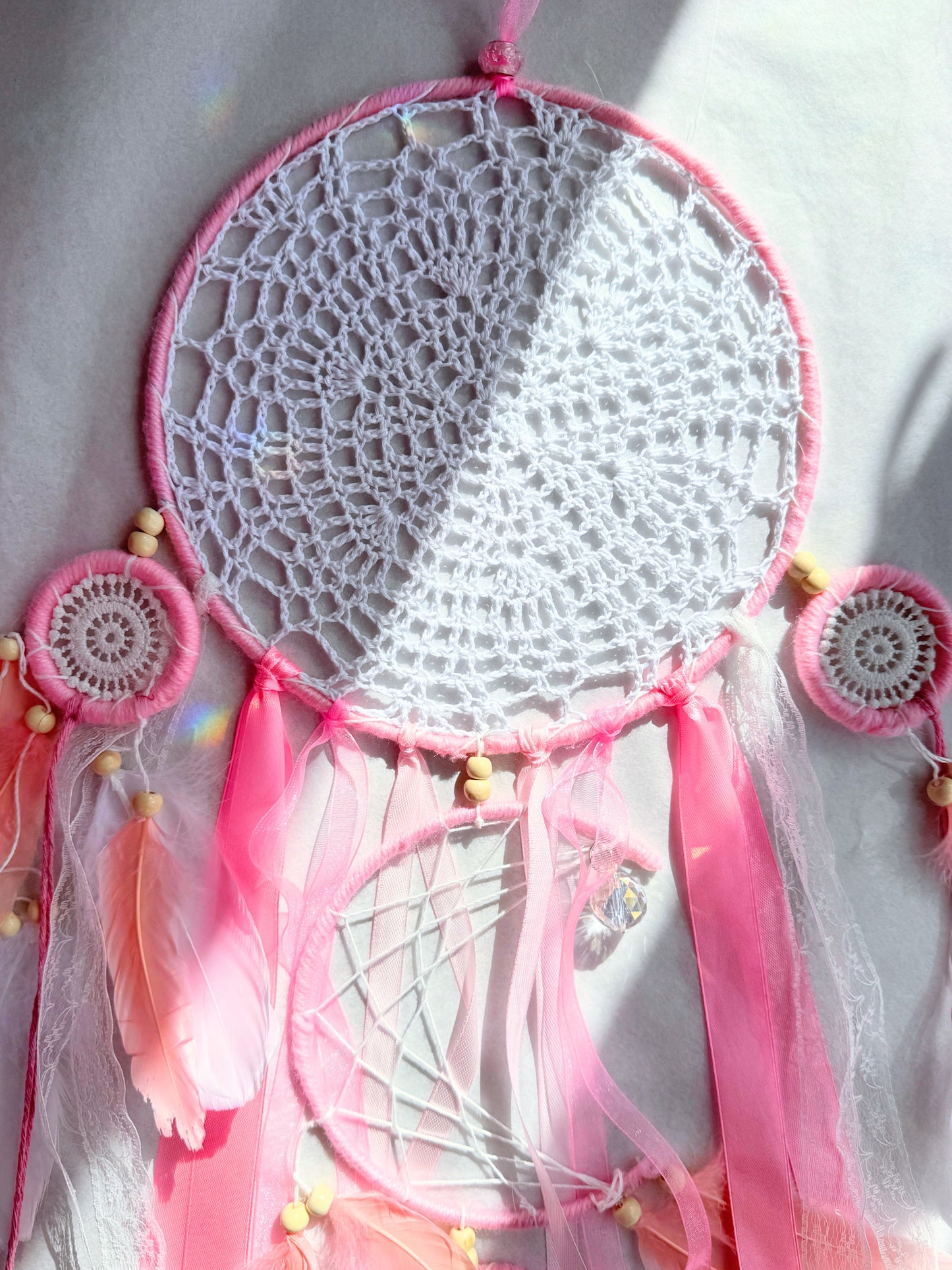Pink Large Dream Catcher