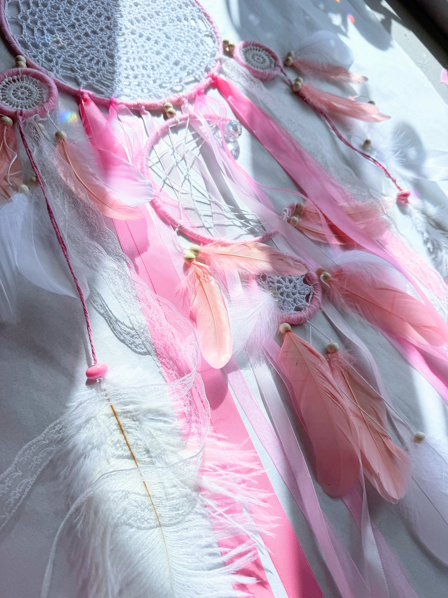 Pink Large Dream Catcher