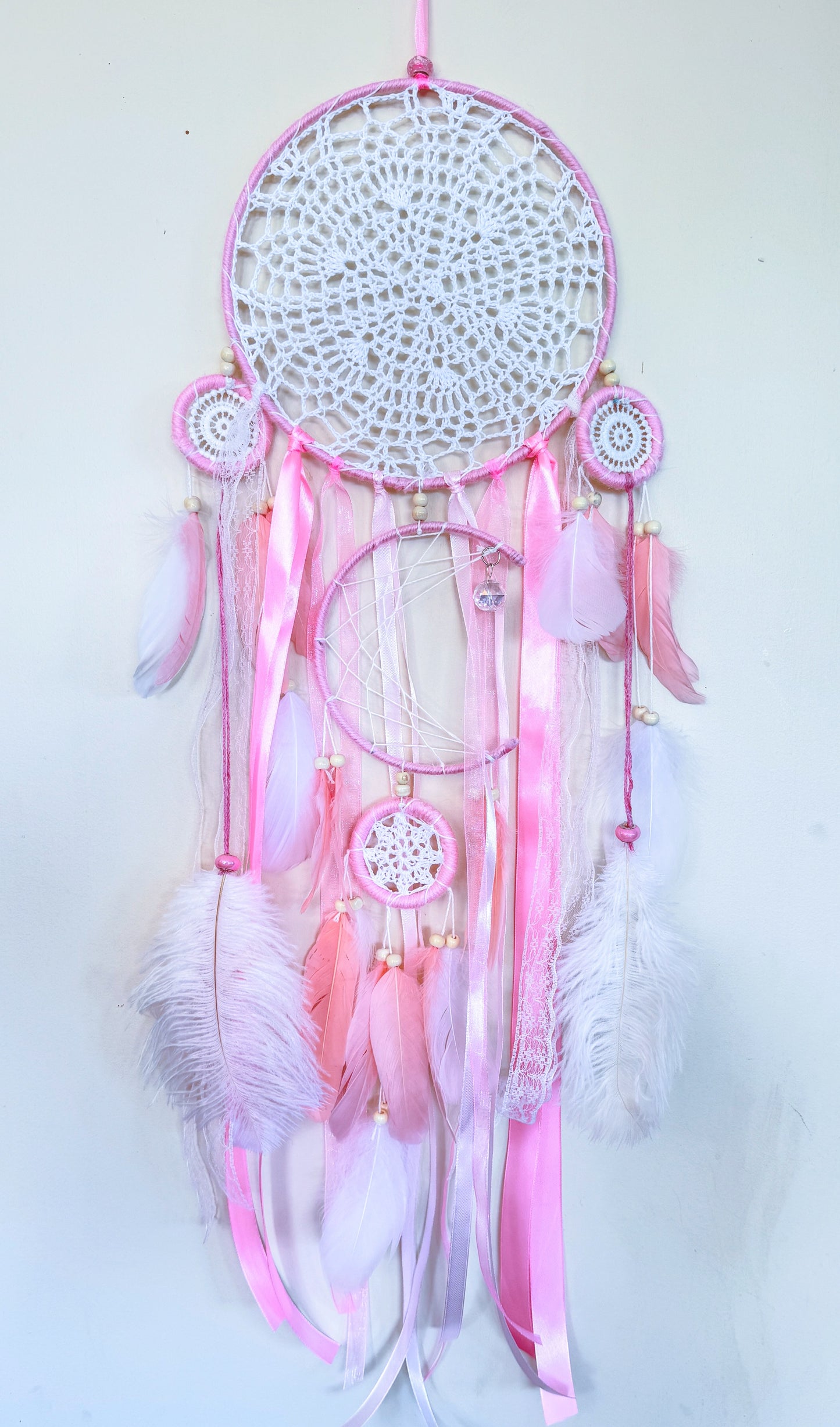 Pink Large Dream Catcher
