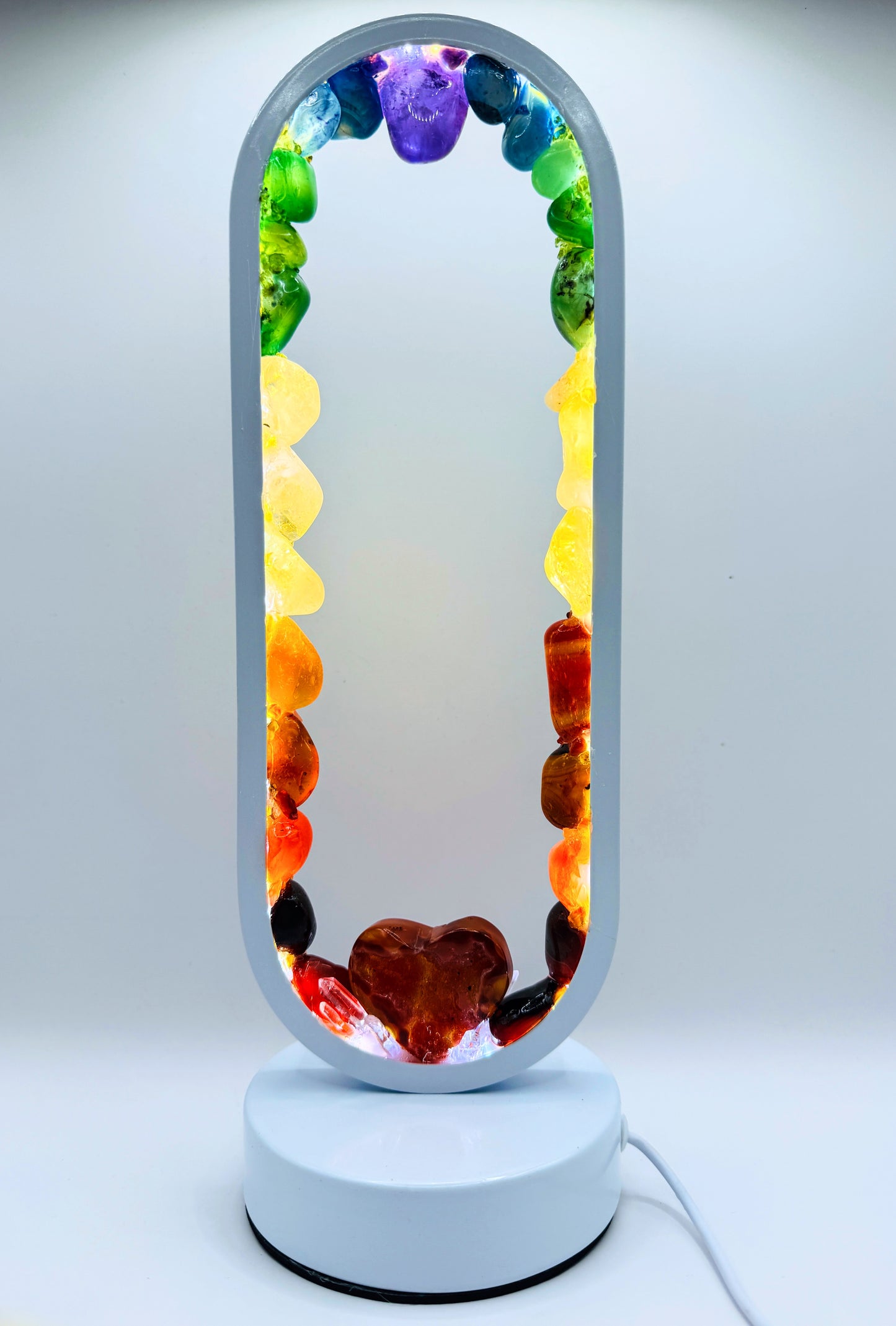 Crystal Lamp “Rainbow Love”