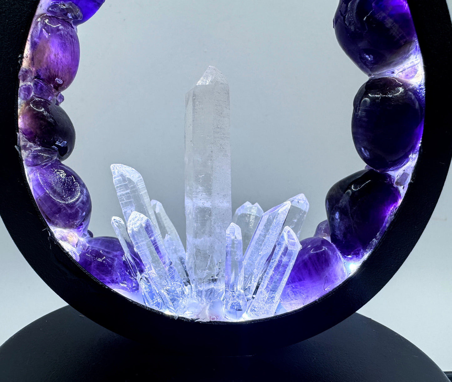 Flame Crystal Lamp “Heavens Gate”