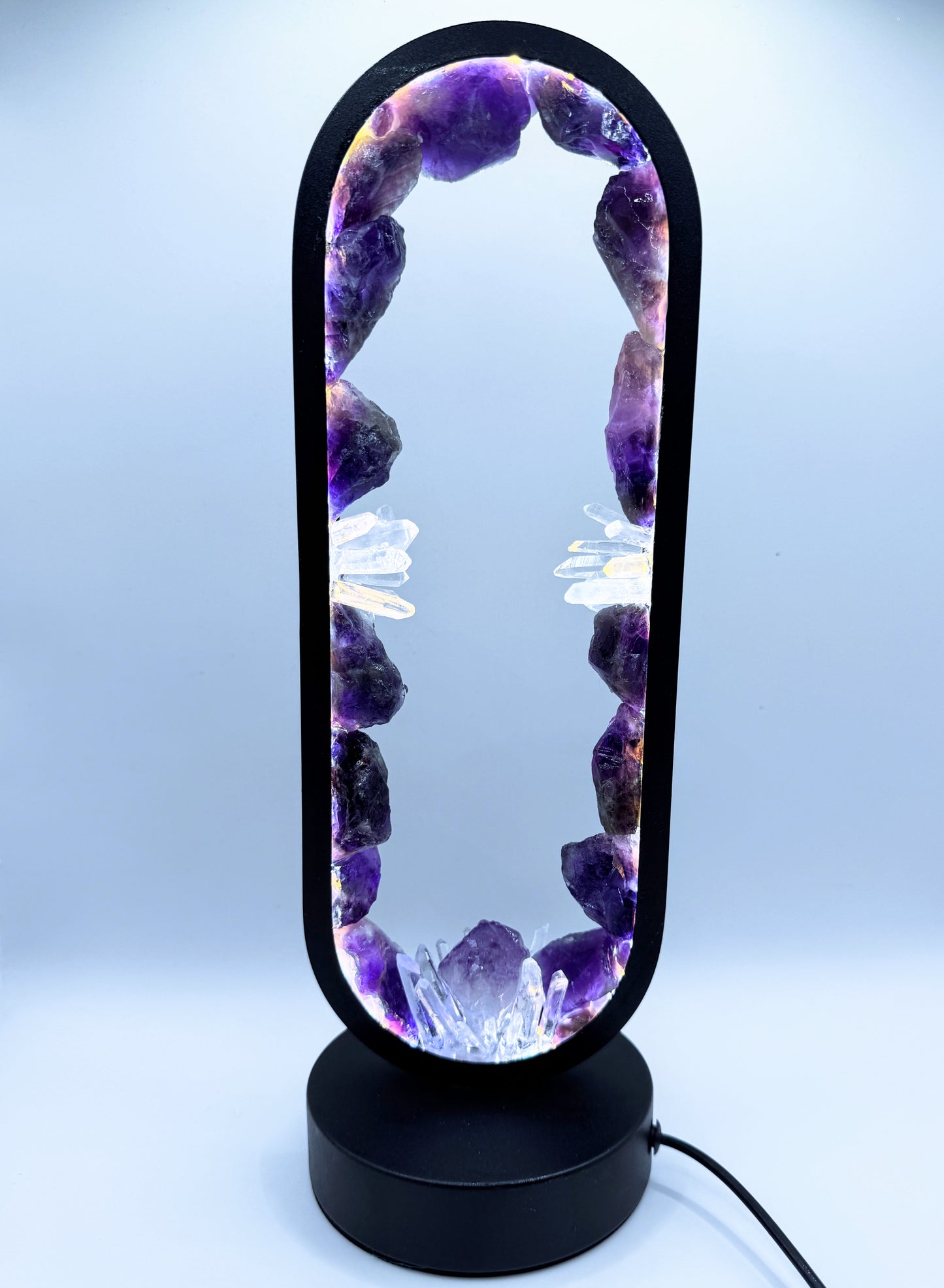 Crystal Lamp “ Amethyst Gateway”