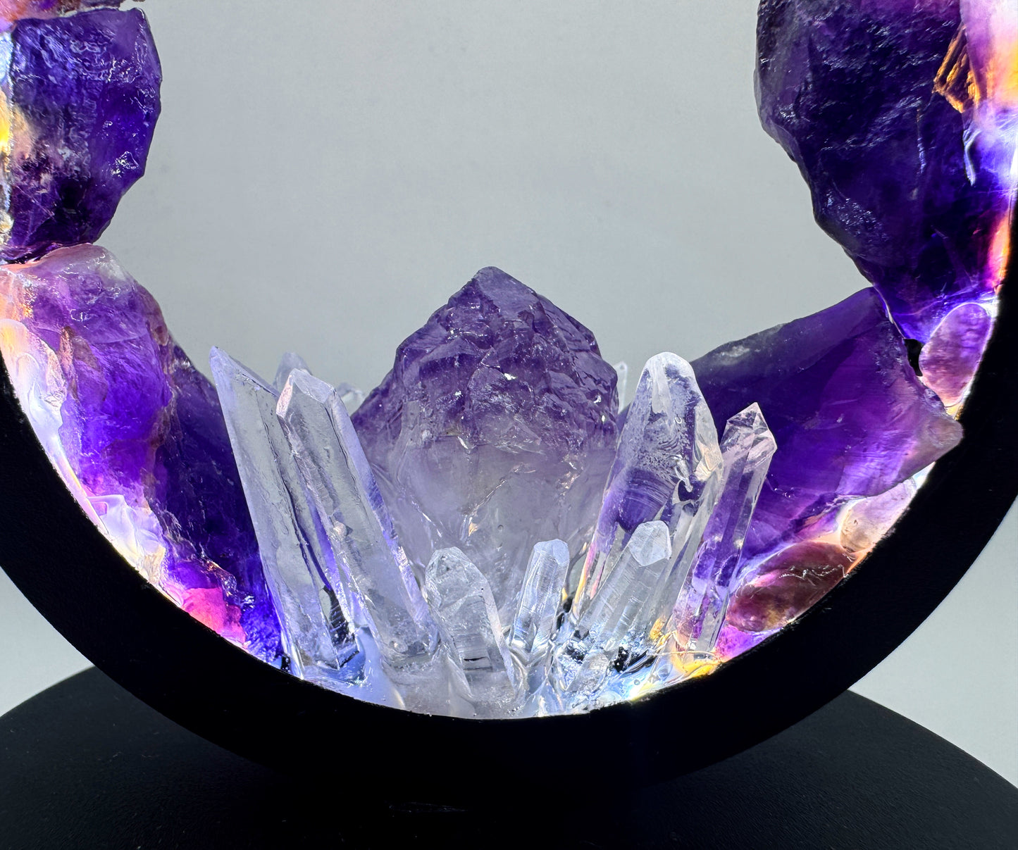 Crystal Lamp “ Amethyst Gateway”