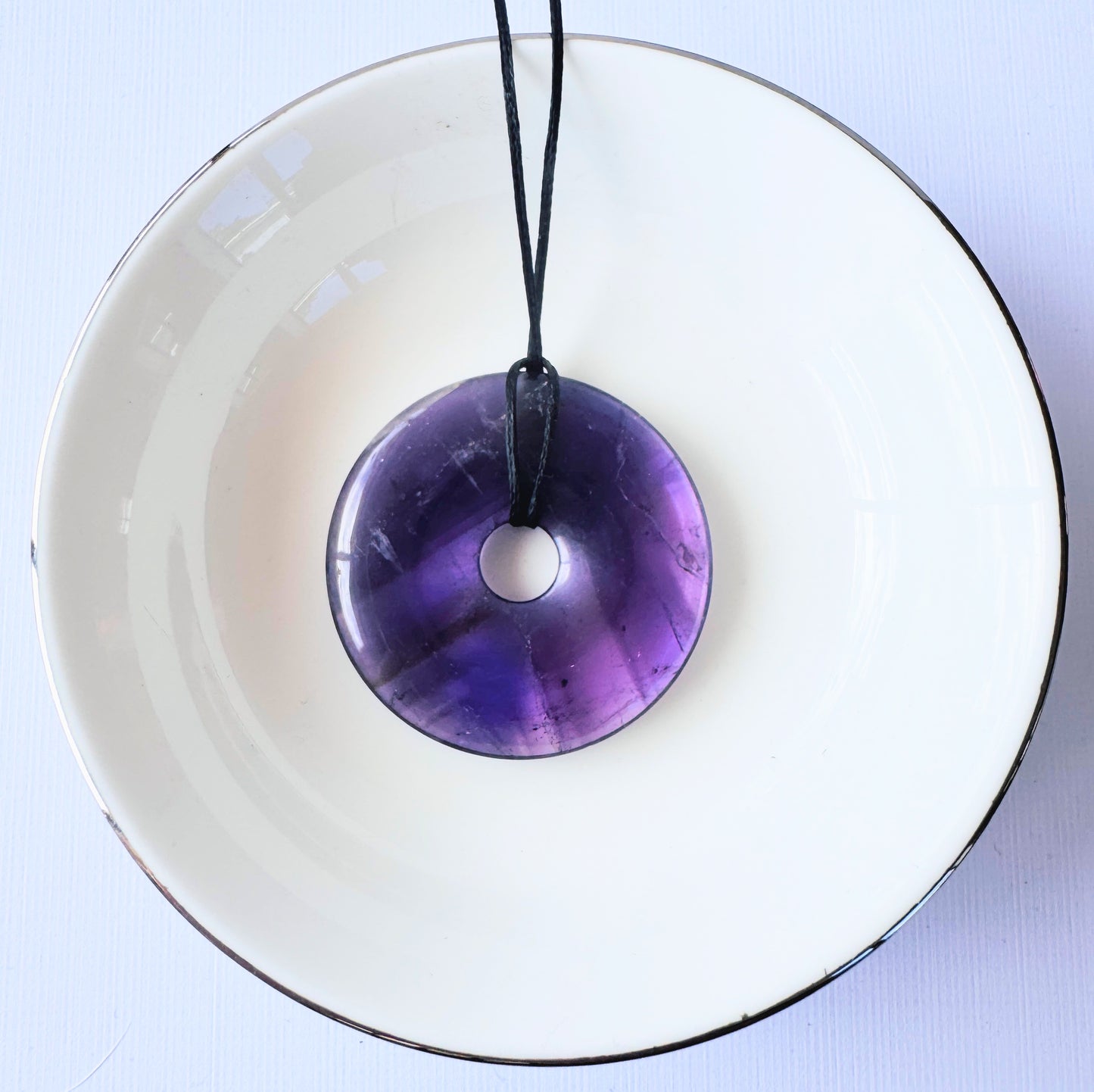 Crystal Donut pendant
