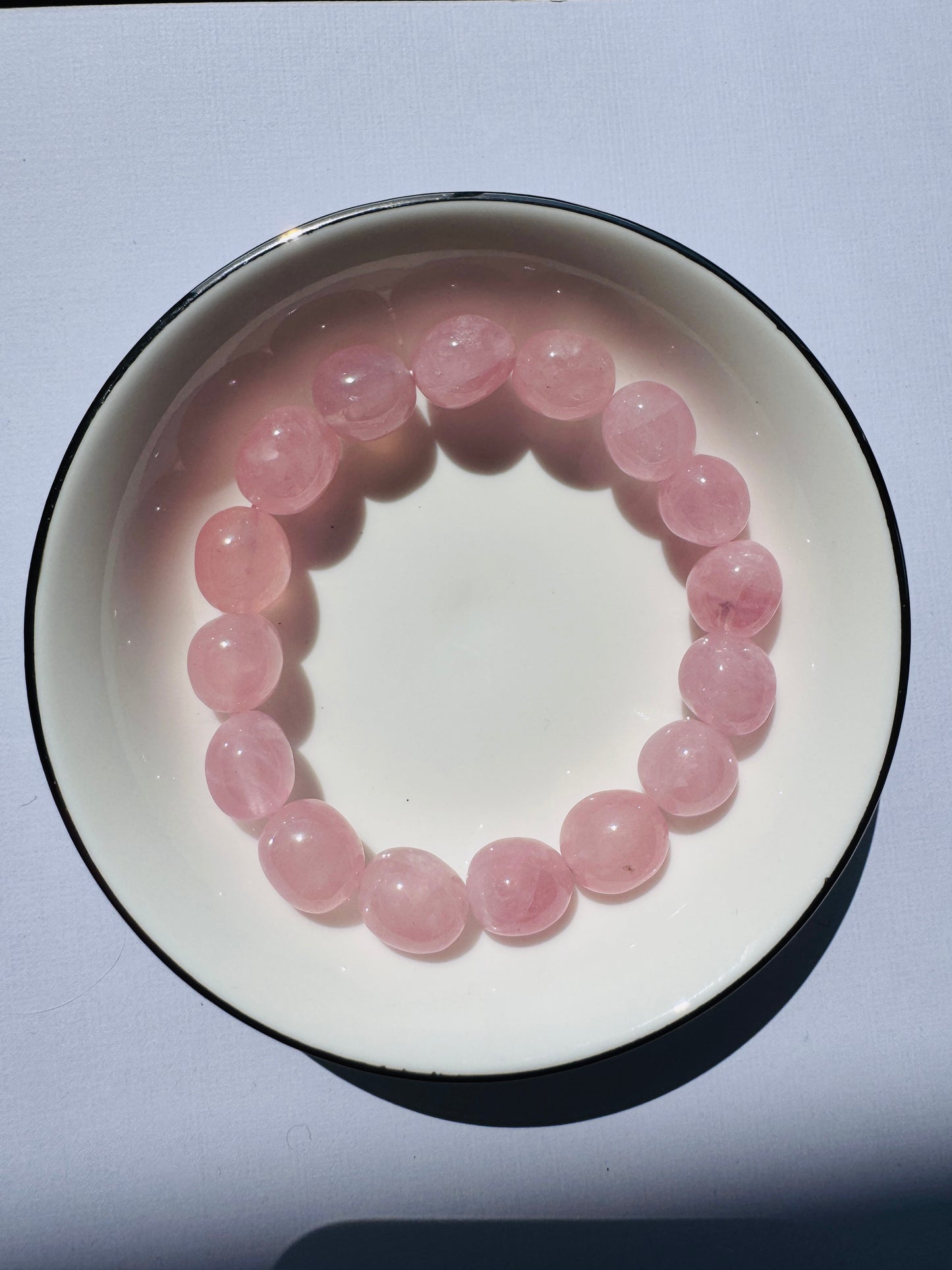 Tumbled Crystal Bead Bracelets.