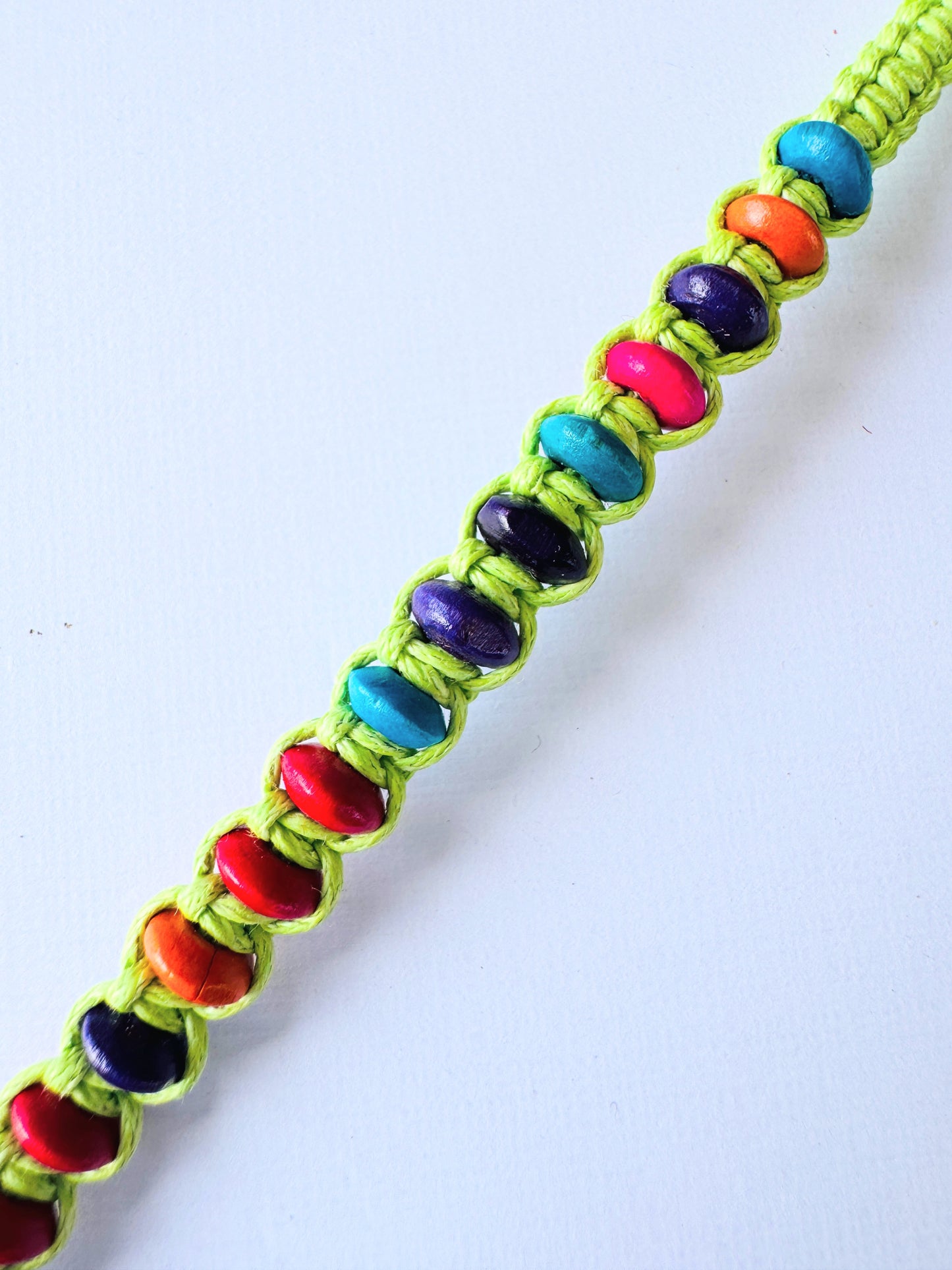 Rainbow Friendship Bracelets.