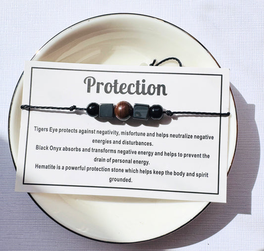 Crystal Bead String Bracelet