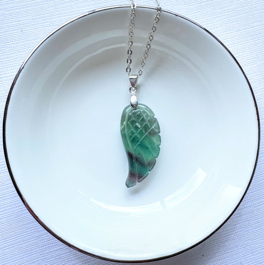 Crystal Angel Wing Pendant