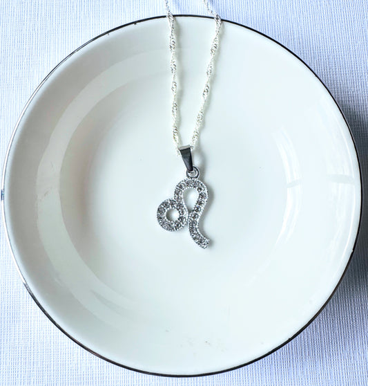 Zodiac charm pendant (chain)