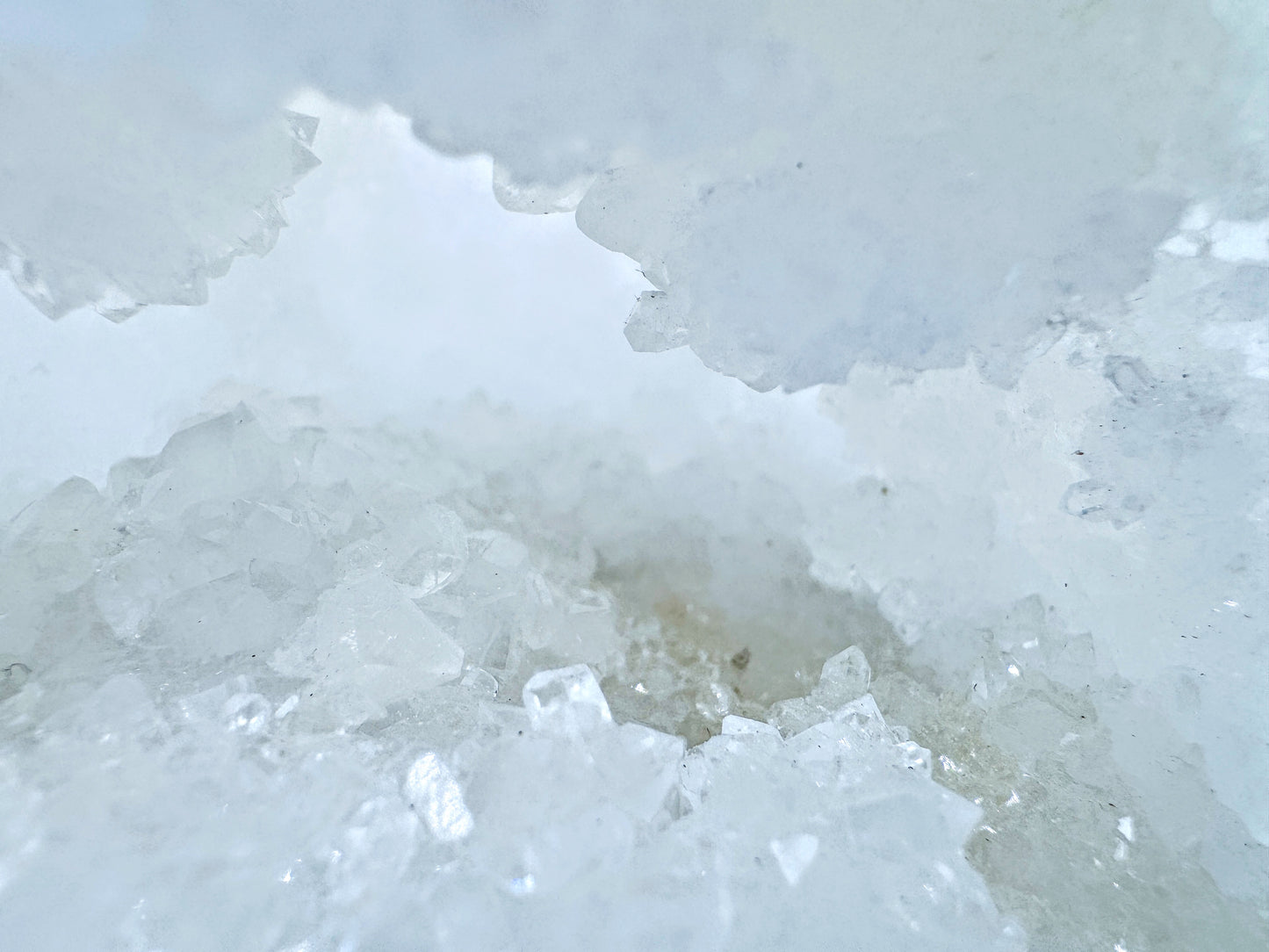 Clear Quartz Druzy Geode 485g
