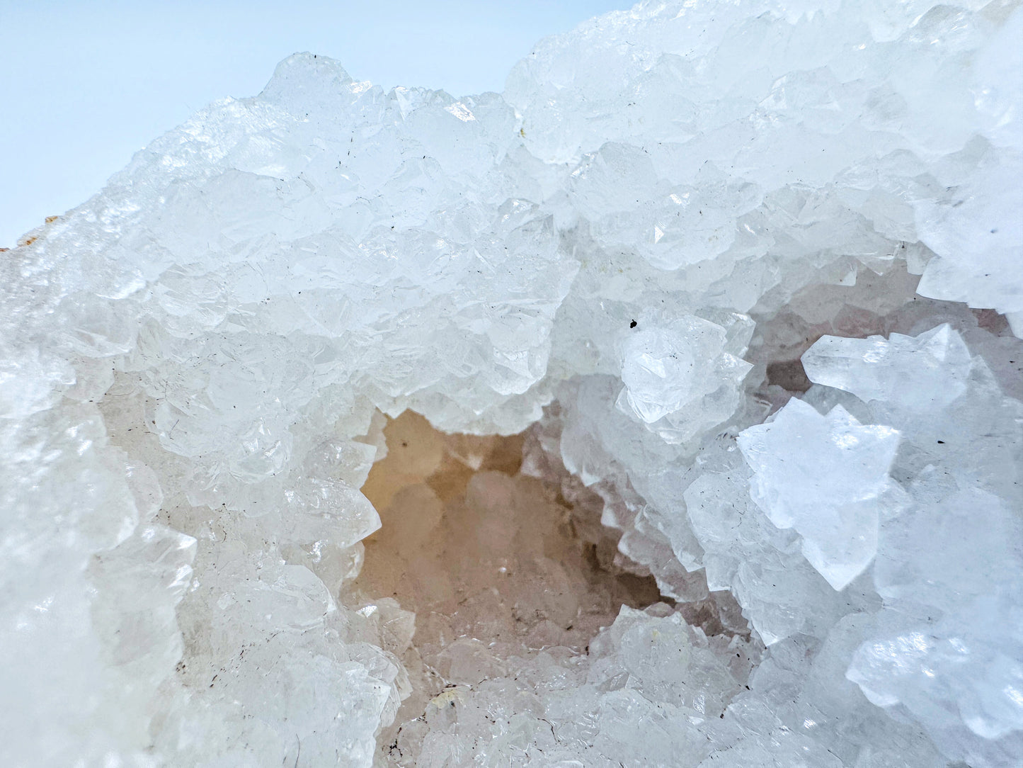 Clear Quartz Druzy Geode 631g