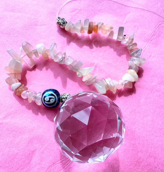 Zodiac Suncatcher With Zodiac Bead.