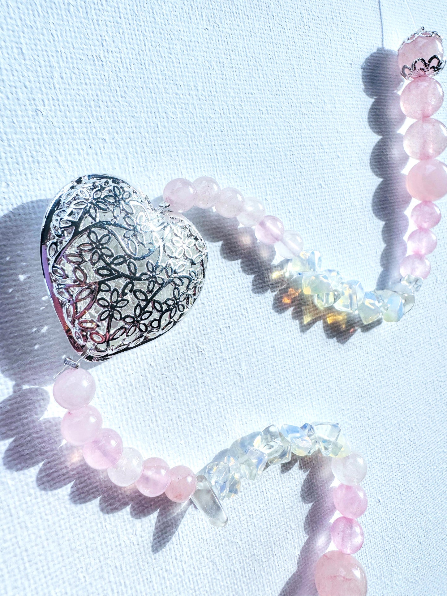 Crystal Bead Suncatcher Hearts