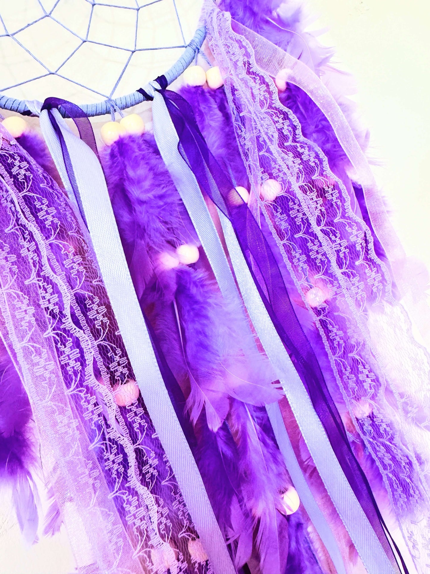 Lavender & Lace Dream Catcher #1