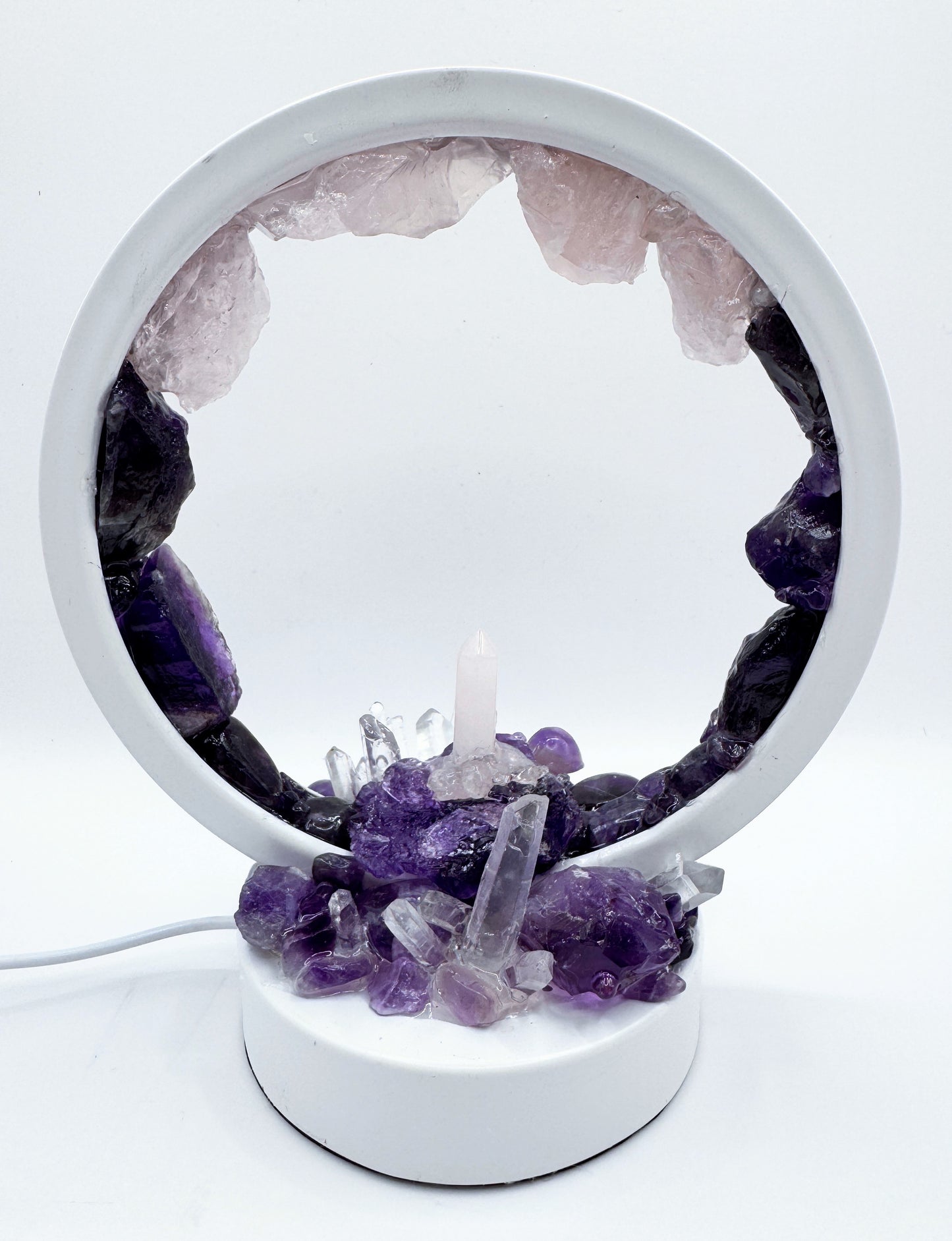 Amethyst Garden Halo Lamp