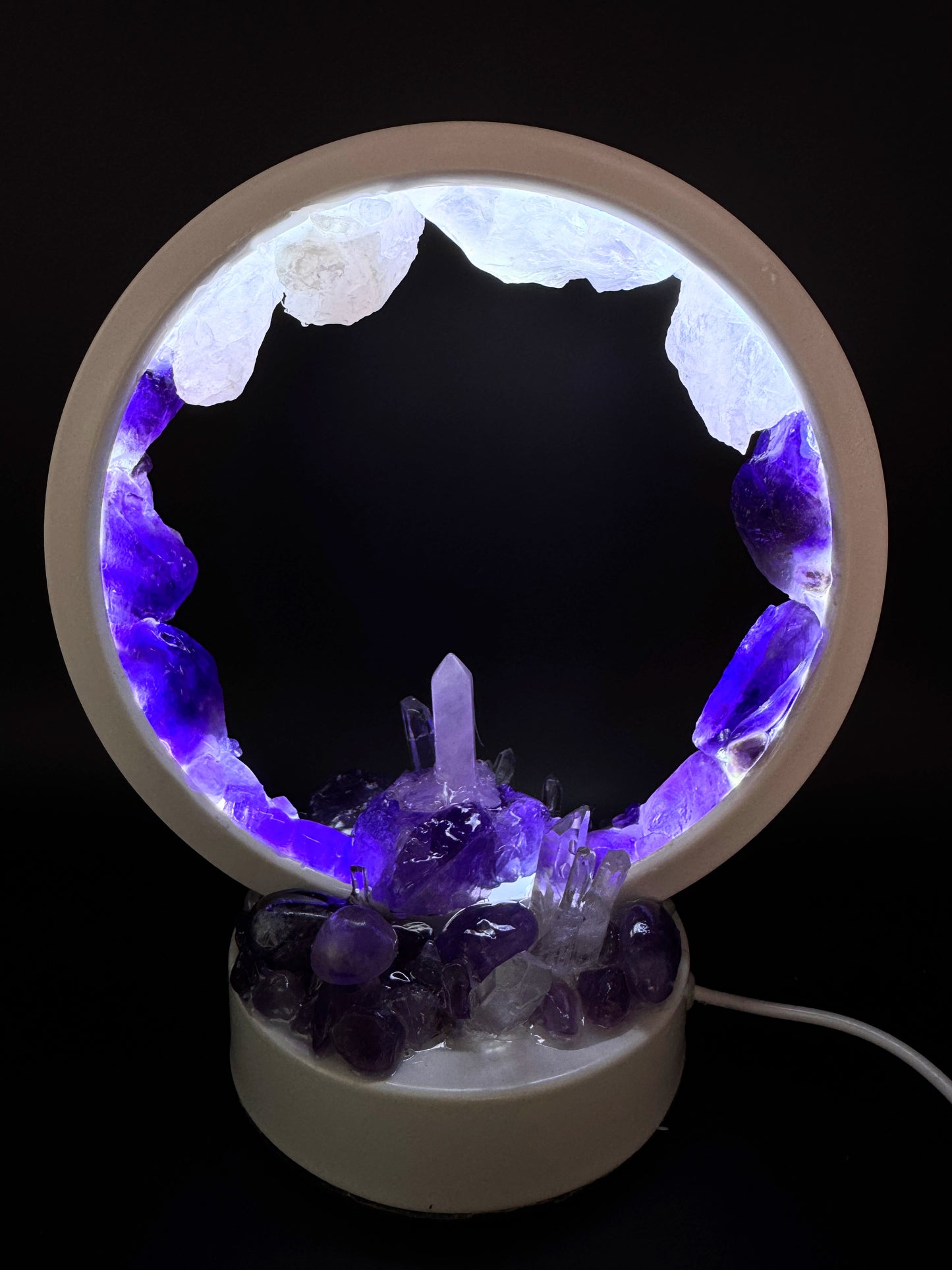 Amethyst Garden Halo Lamp