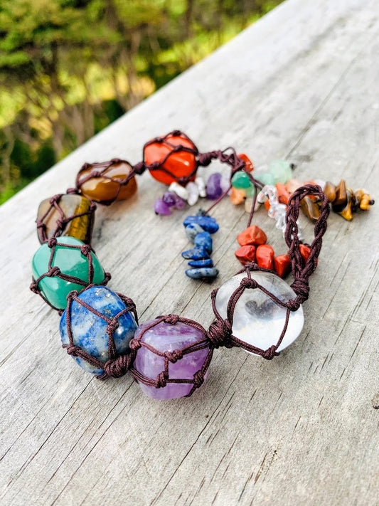 Crystal Chakra Hanger For Rear View Mirror