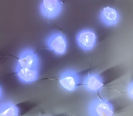 Rose Quartz Fairy Lights 2M Cool Light.