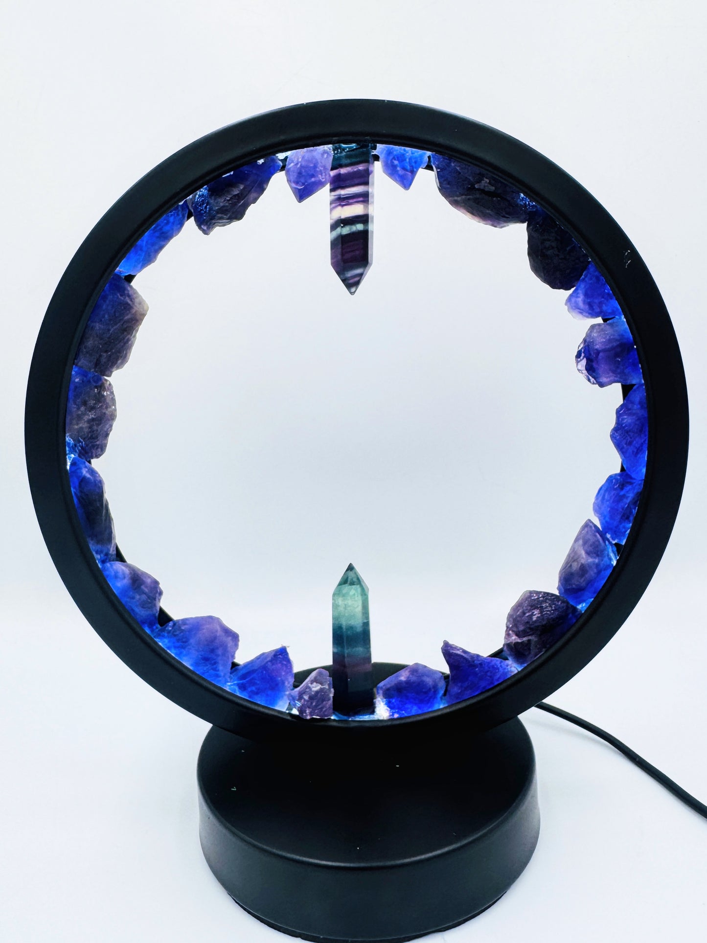 Amethyst Circle Lamp #2