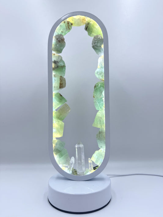 Green Calcite Lamp ( resin coated)