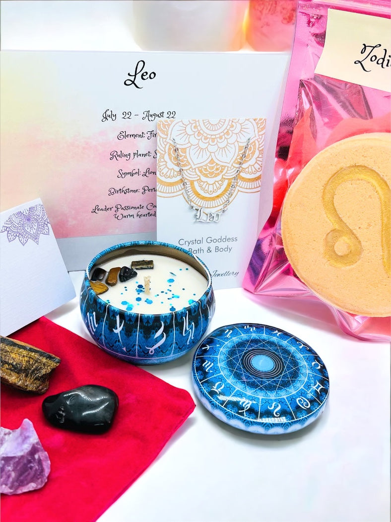 Zodiac Gift Box With Bath Bomb