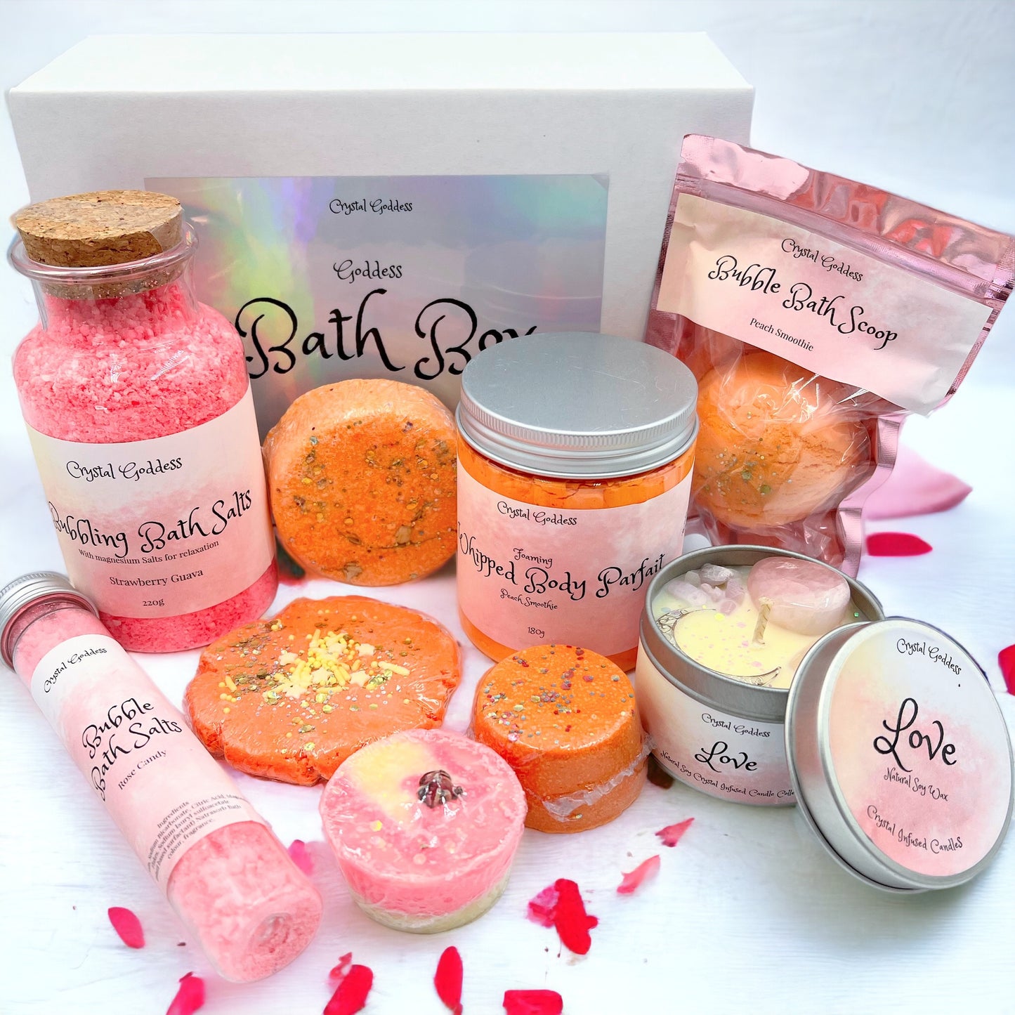 Bath Gift Box with Love Candle