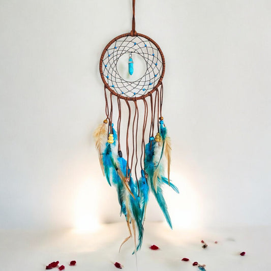 Turquoise Round Dreamcatcher