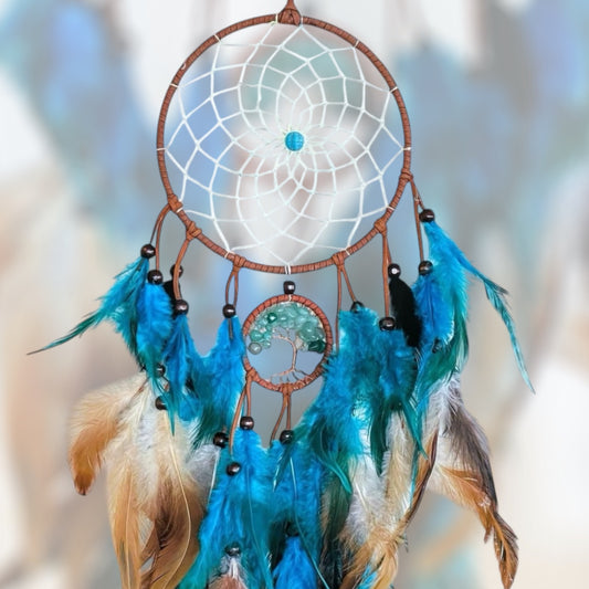Tree Of Life Turquoise Dream Catcher