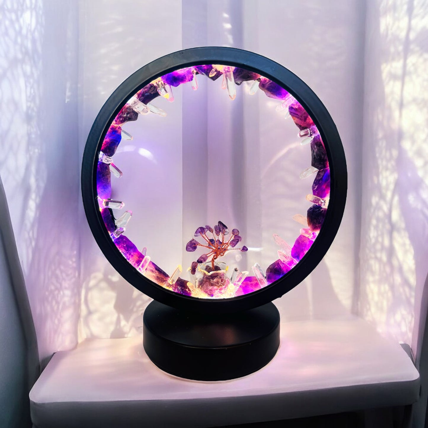 Crystal Portal Lamp “Liliths Veil”