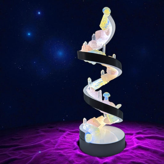 Crystal Spiral Lamp “ Goddess Glow Spiral “