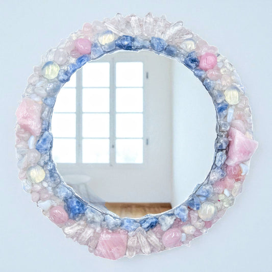 “Sky Whisper” Crystal Mirror