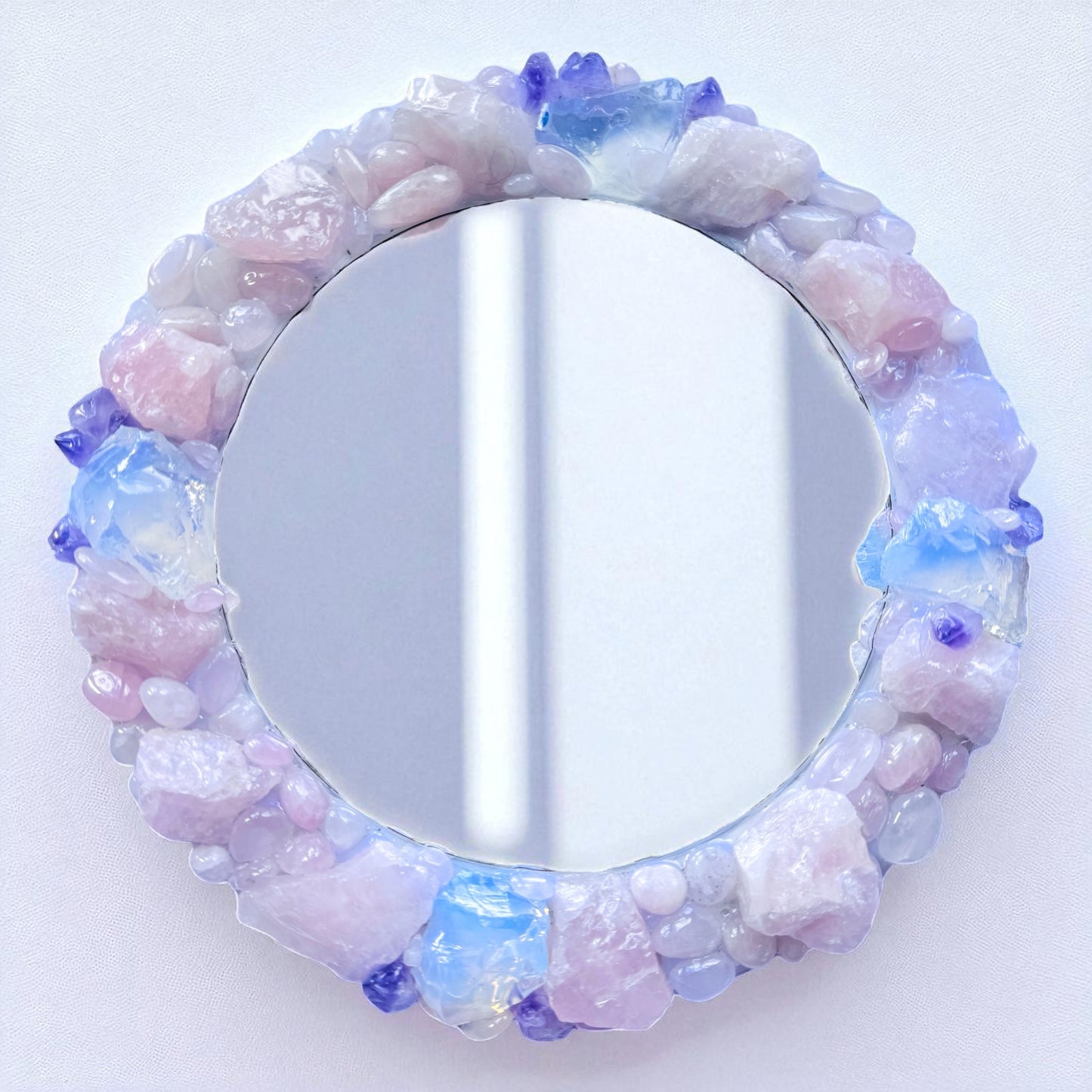 “Celestial Harmony” Crystal Mirror