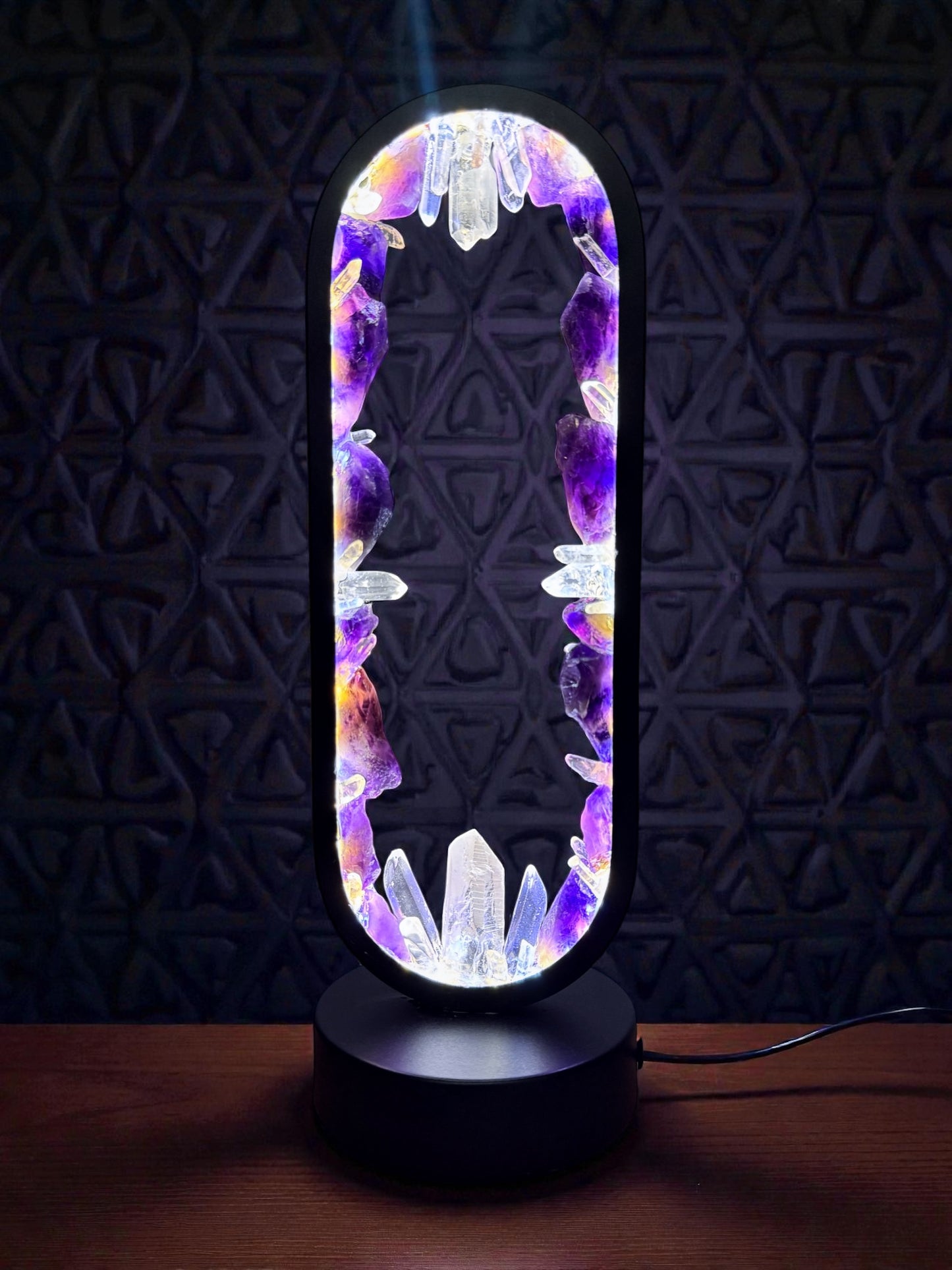 Crystal Portal Lamp “starlight Amethyst”