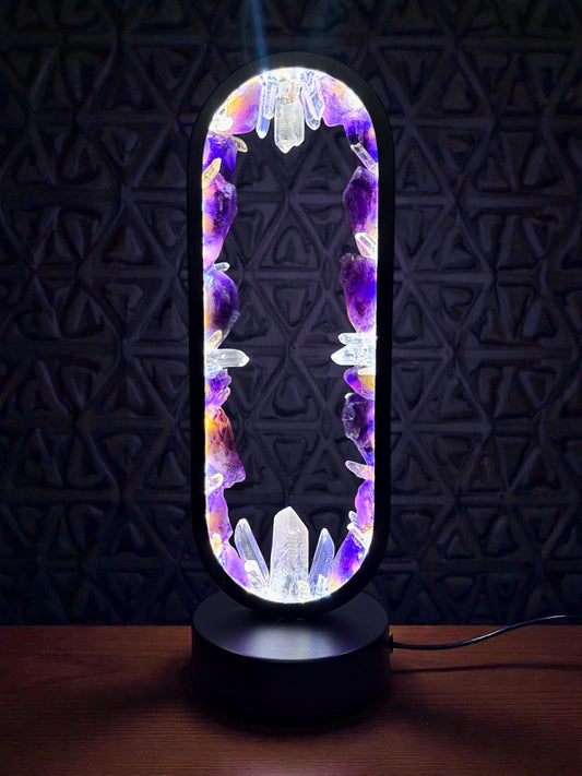 Crystal Portal Lamp “starlight Amethyst”