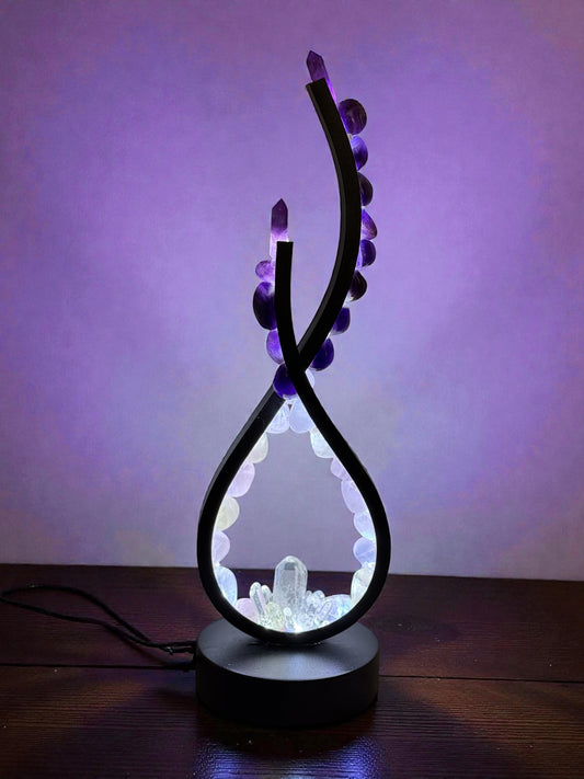 Crystal Lamp Twilight Flame