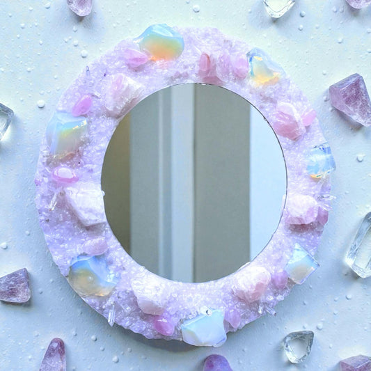 Crystal Mirror  “ Aphrodite’s Dream ” 28cm