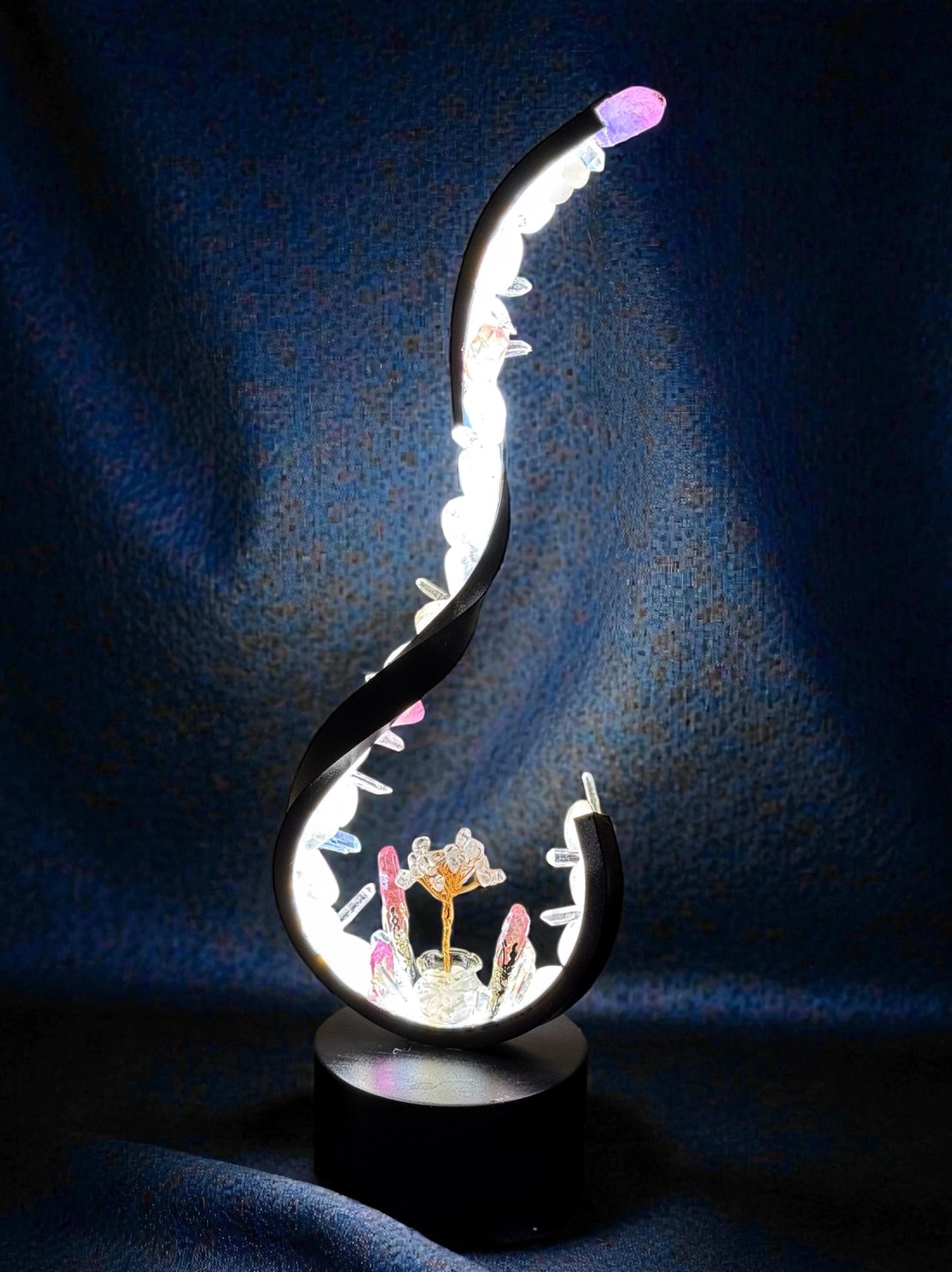 Angel Wings Crystal Wave Lamp.