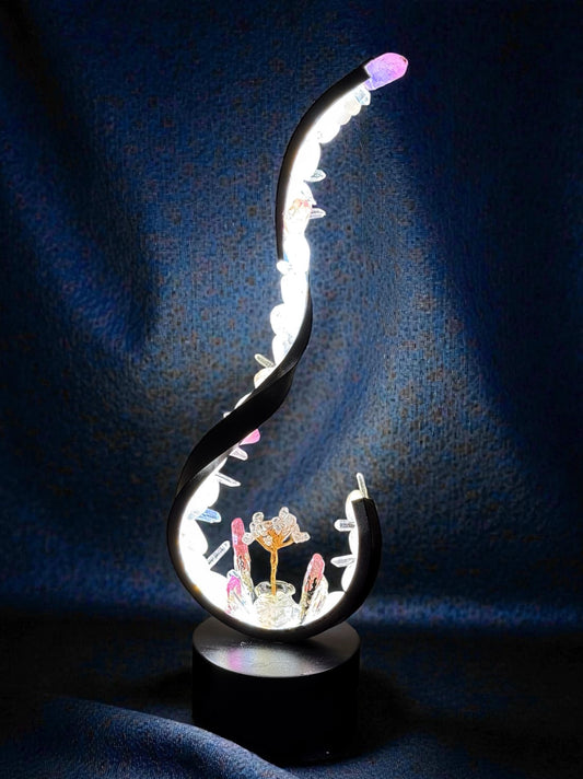 Angel Wings Crystal Wave Lamp.