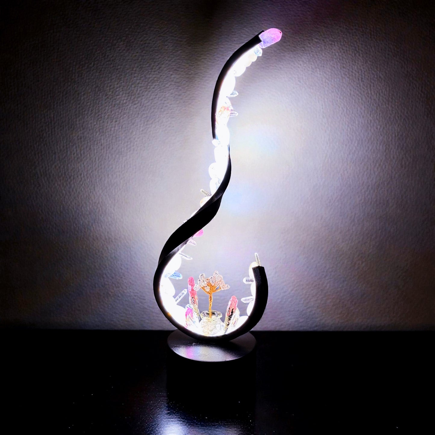 Angel Wings Crystal Wave Lamp.