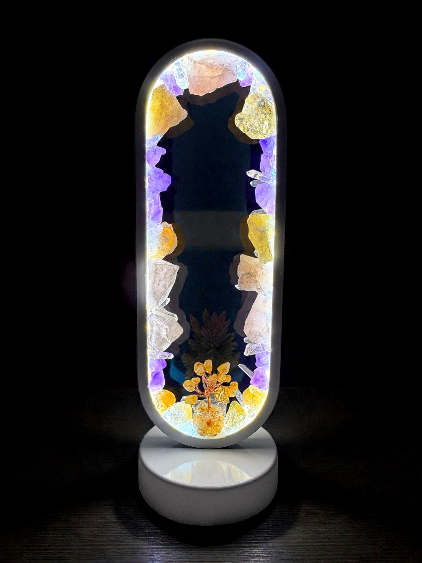 Crystal Lamp “Solar Priestess” 31cm