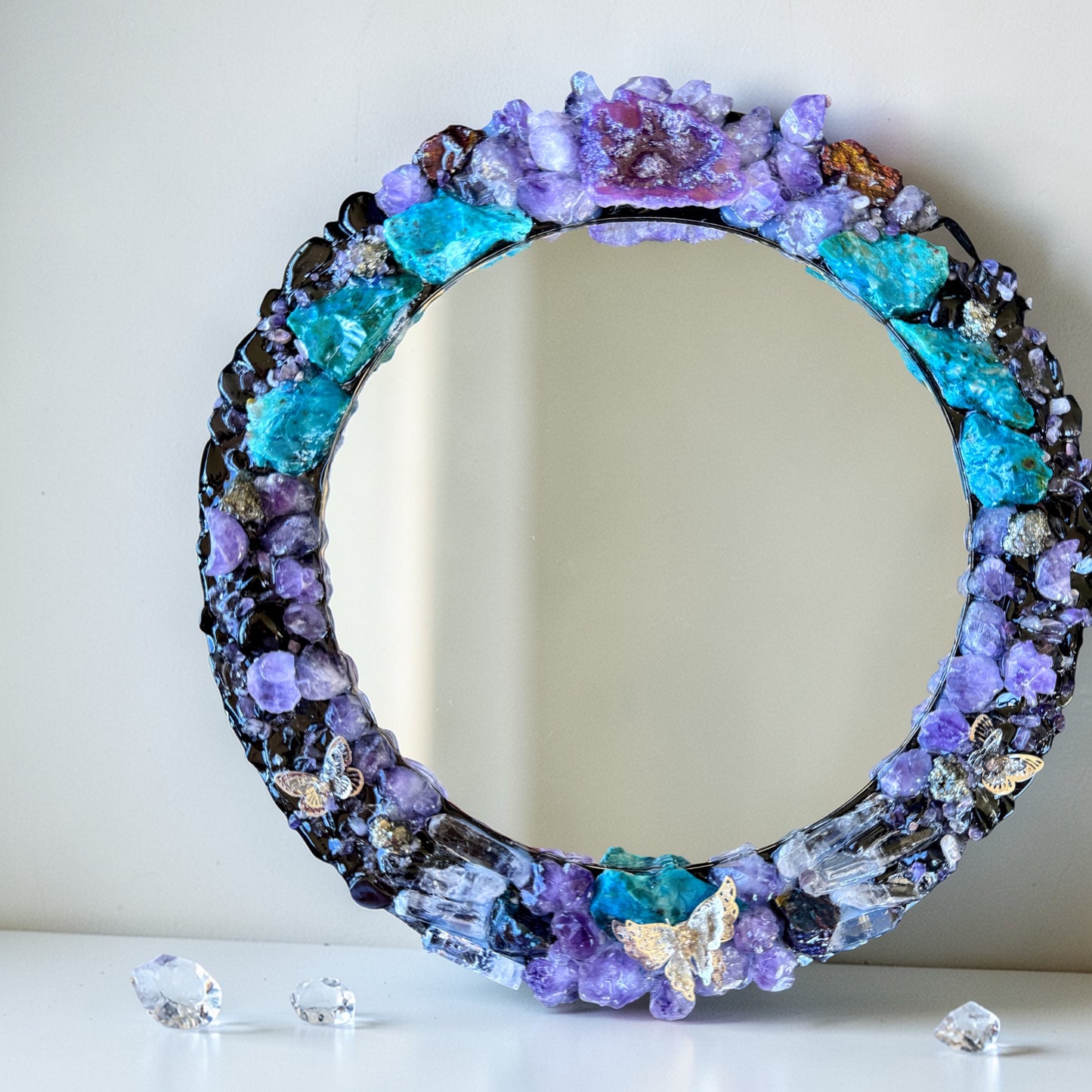 “Moon Beam” Crystal Mirror 25cm