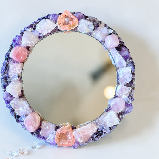 “Goddess Asteria”  Crystal Mirror