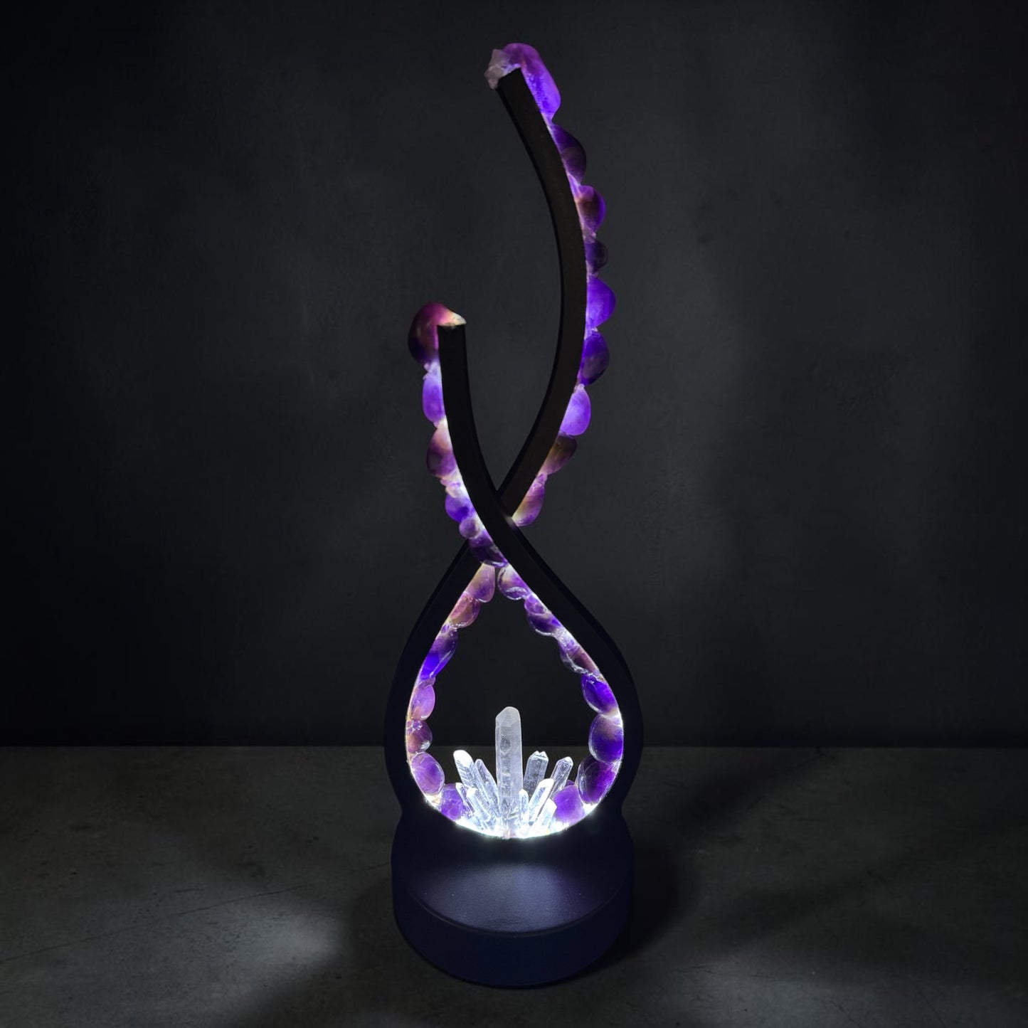 Flame Crystal Lamp “Heavens Gate”